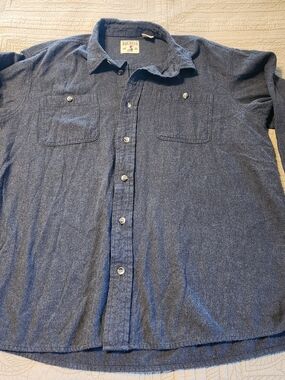 Redhead Navy Long-Sleeve Button-Up Shirt